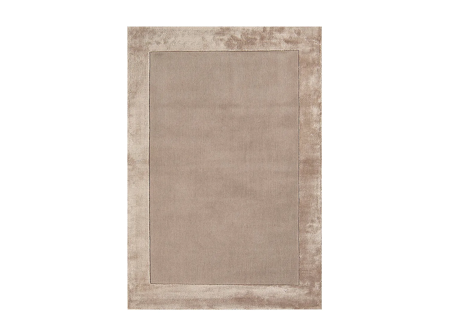 Handgemaakte tapijt Handgemaakte tapijt van wol en viscose - 200x290cm - Beige - Ascot