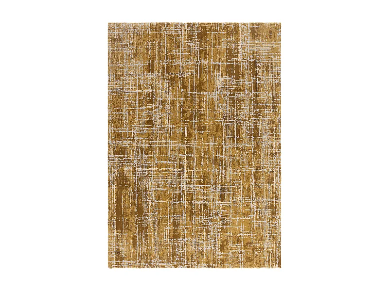 Abstract tapijt - 200x290cm - goud - Kuza Abstract