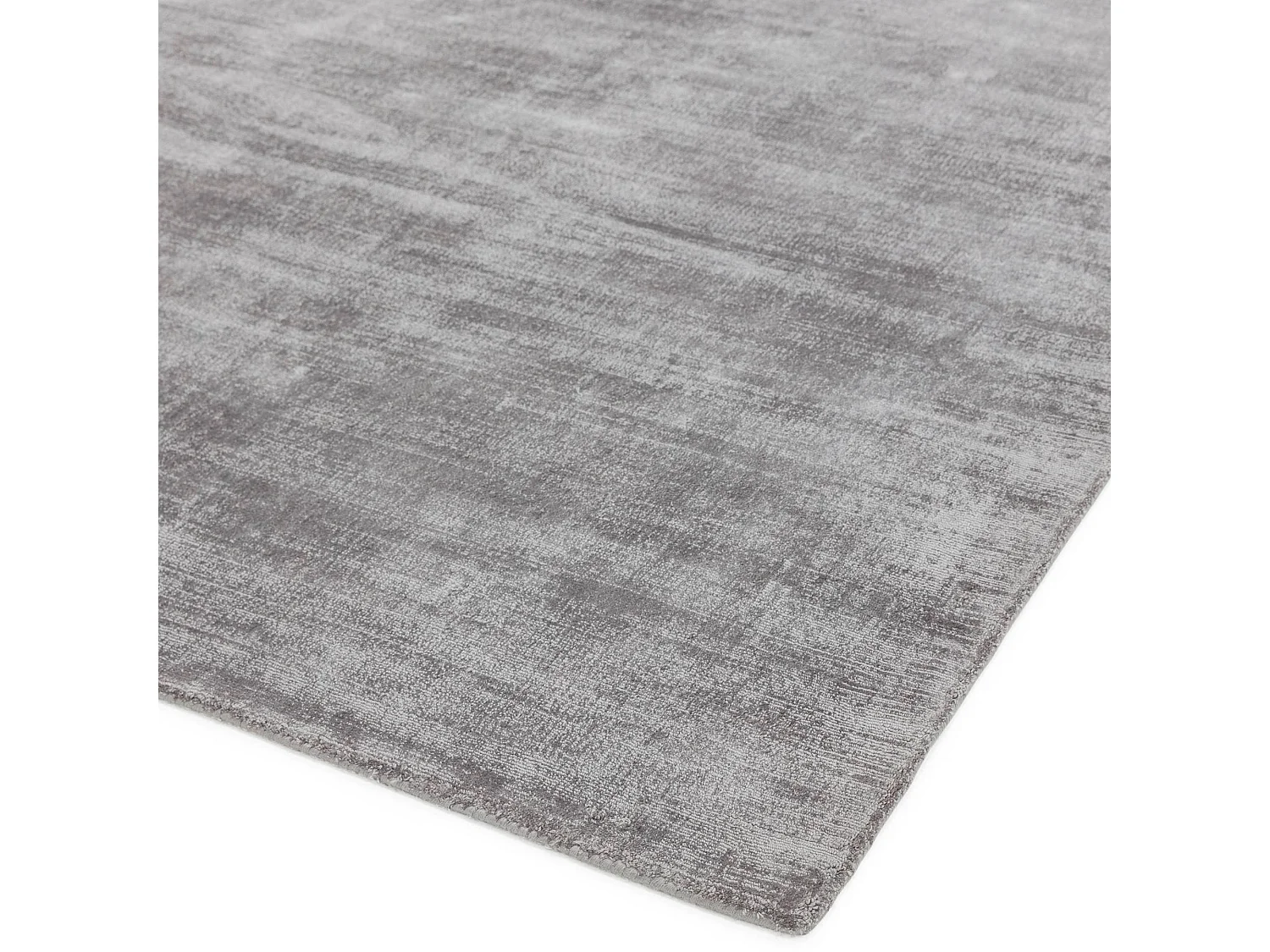 Handgeweven tapijt van viscose - 160x230cm - Zilver - Blade