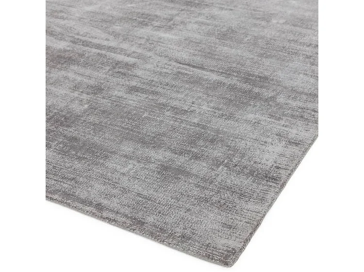Tapis tissé à la main 100% viscose - 160x230cm - argent - Blade