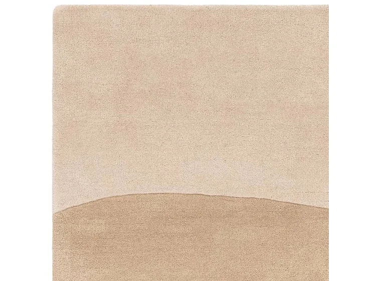 Tapis tufté main 100% laine - 120x170cm -crème, beige, vert - Reef Horizon