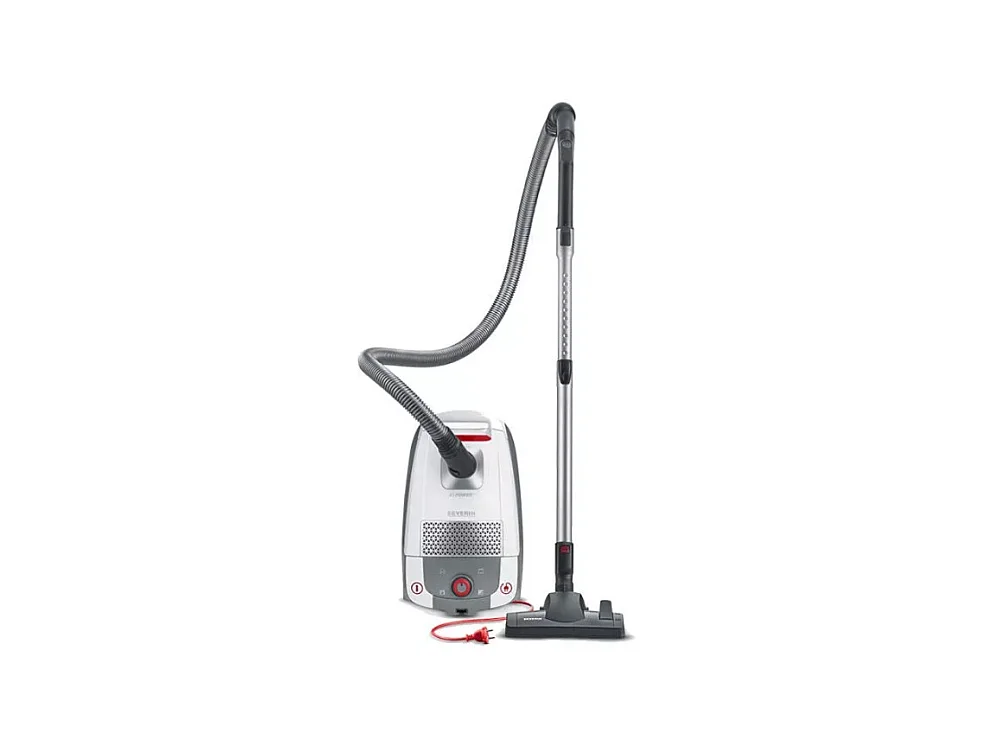 Severin Aspirateur traineau 850w 74db blanc/gris - BC7047