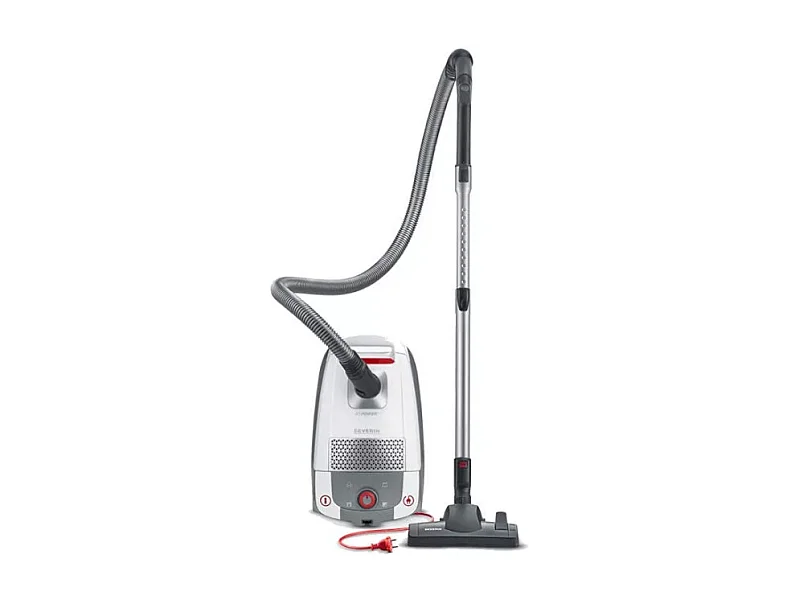 Severin Aspirateur traineau 850w 74db blanc/gris - BC7047