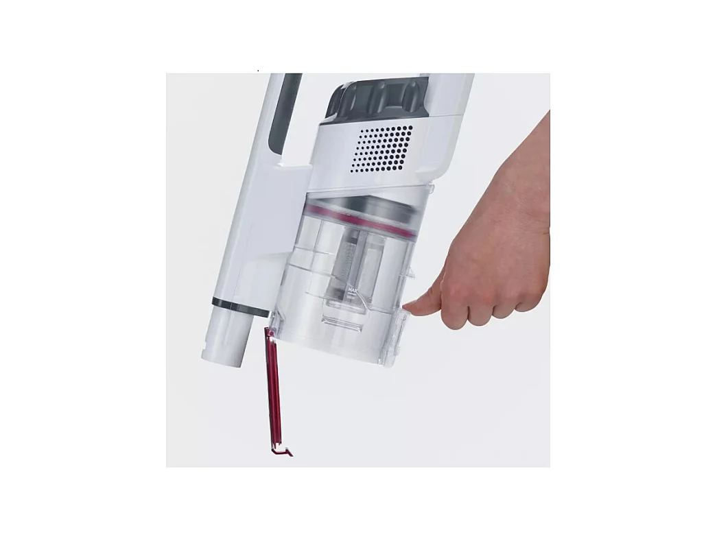 Severin Aspirateur balai 2en1 rechargeable 22.2v blanc rouge - HV7152