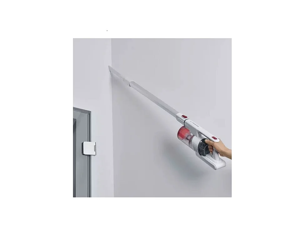 Severin Aspirateur balai 2en1 rechargeable 22.2v blanc rouge - HV7152