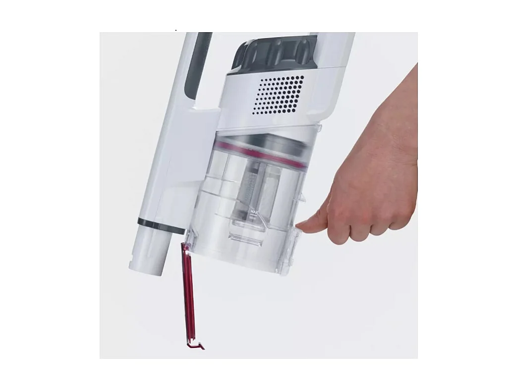 Severin Aspirateur balai 2en1 rechargeable 22.2v blanc rouge - HV7152