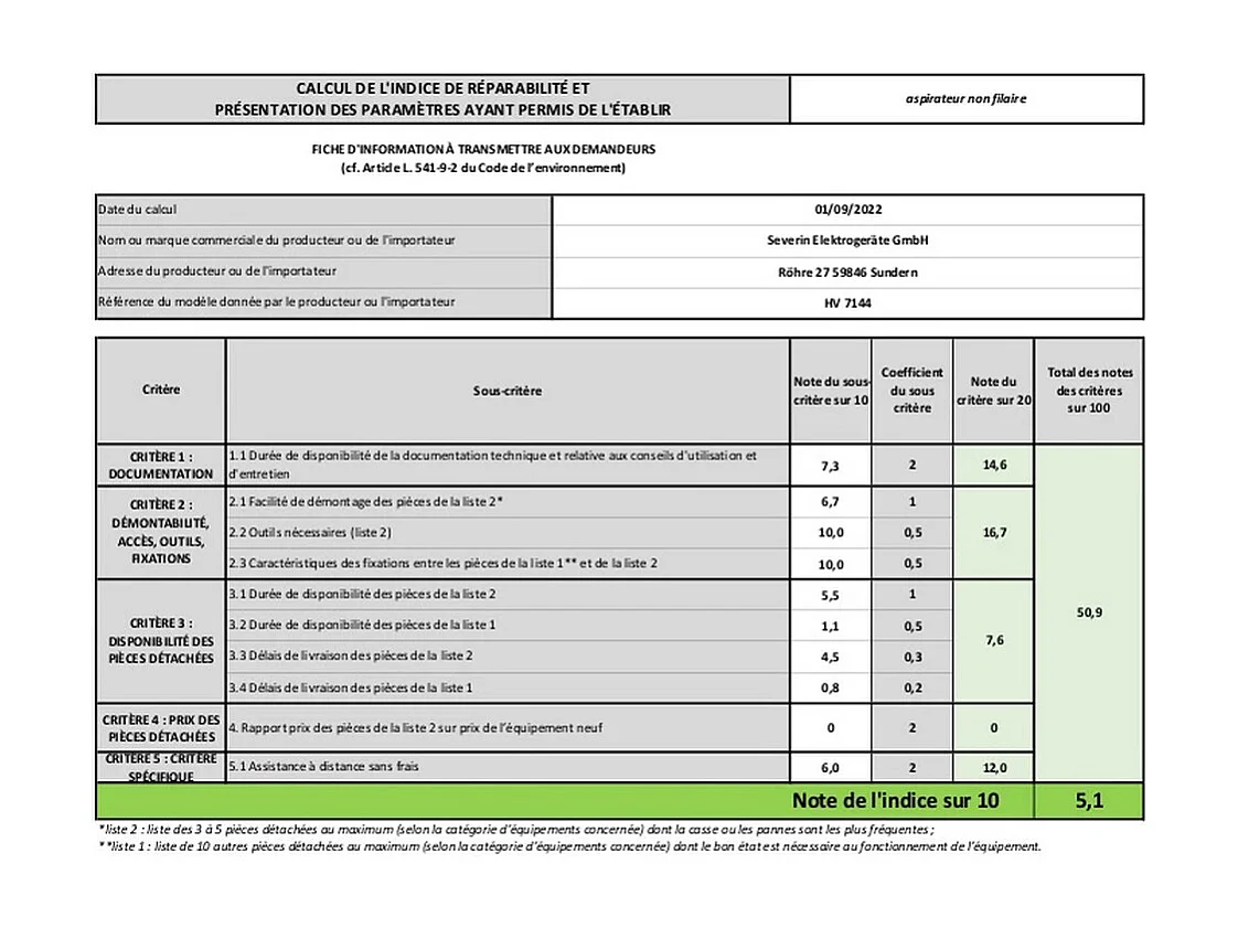 Severin Aspirateur à main 3en1 rechargeable 7.4v - hv7144