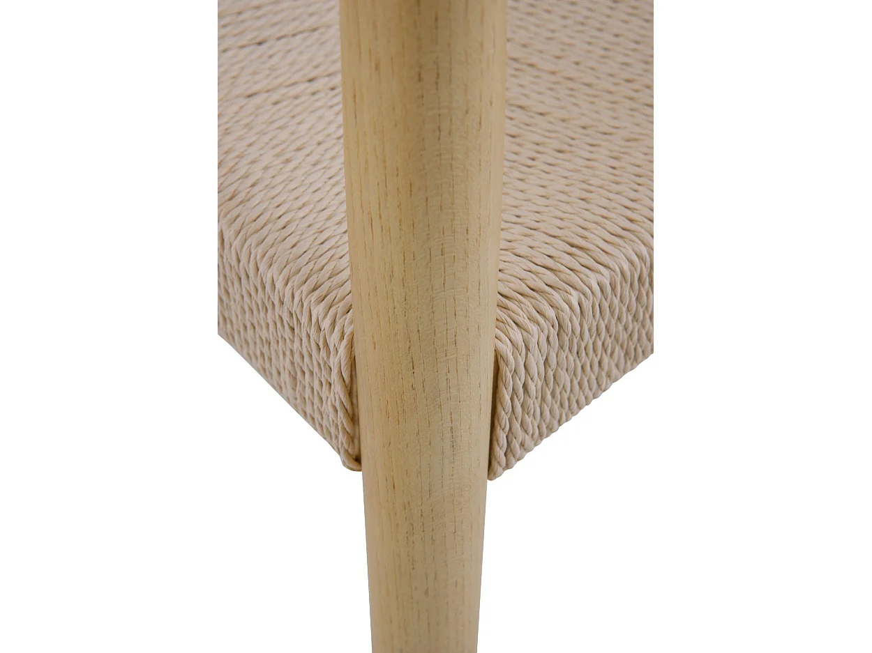 Pacote de 4 cadeiras em madeira de toon