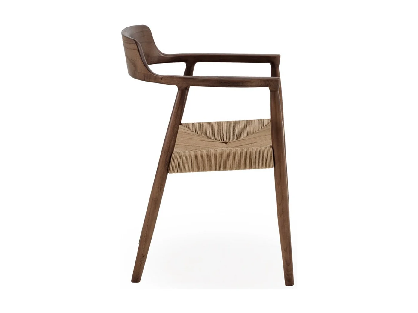 Pack de 4 sillones de madera de toon color nogal