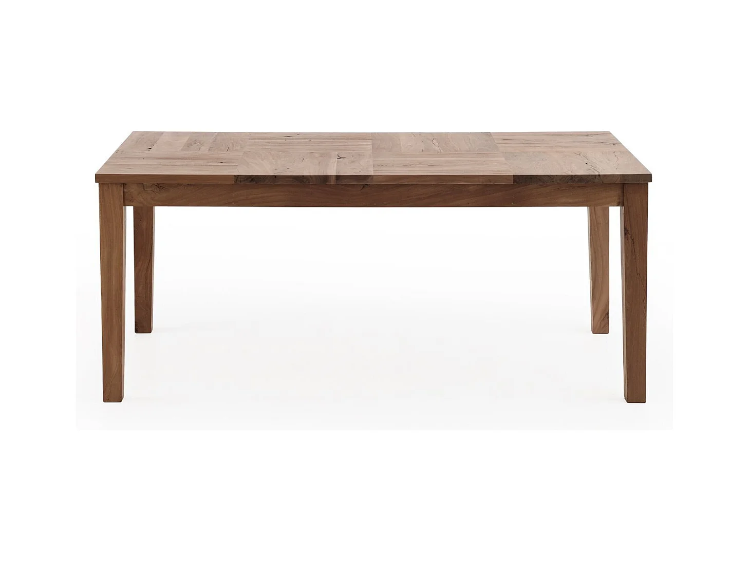 Mesa em madeira maciça de acácia reciclada 180x90 cm