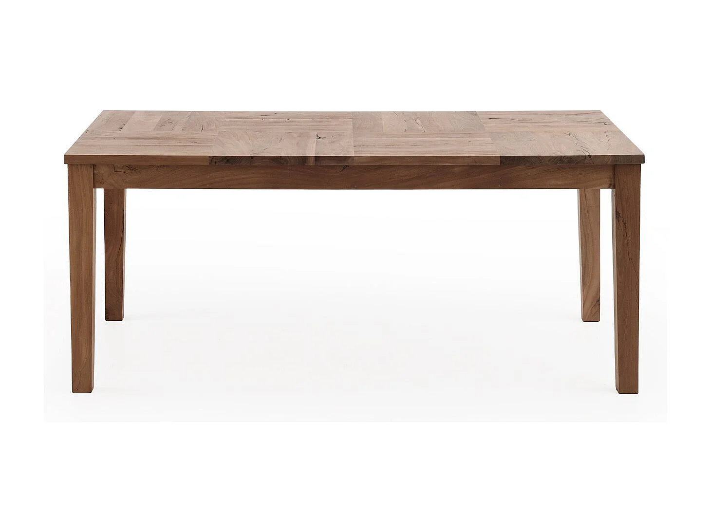 Mesa em madeira maciça de acácia reciclada 180x90 cm