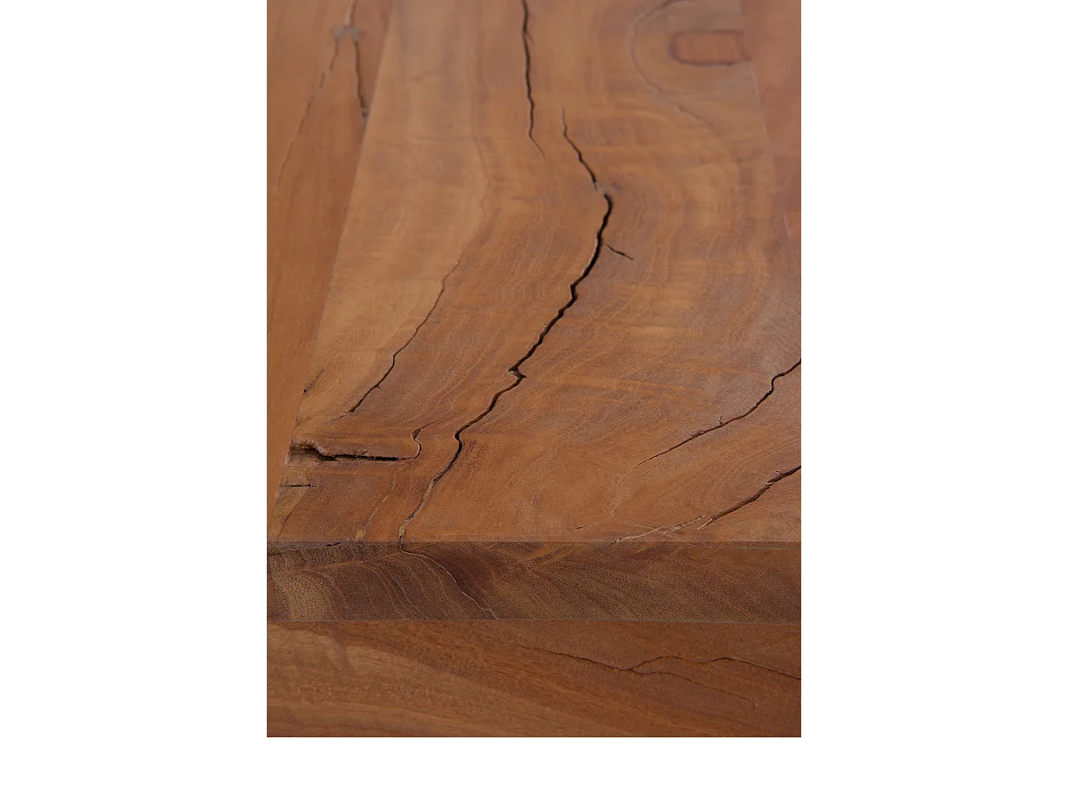 Mesa em madeira maciça de acácia reciclada 180x90 cm