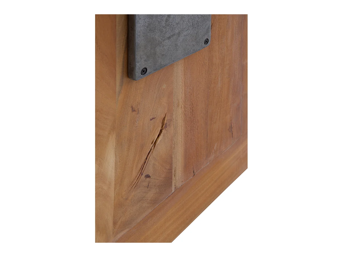Aparador em madeira maciça de acácia reciclada