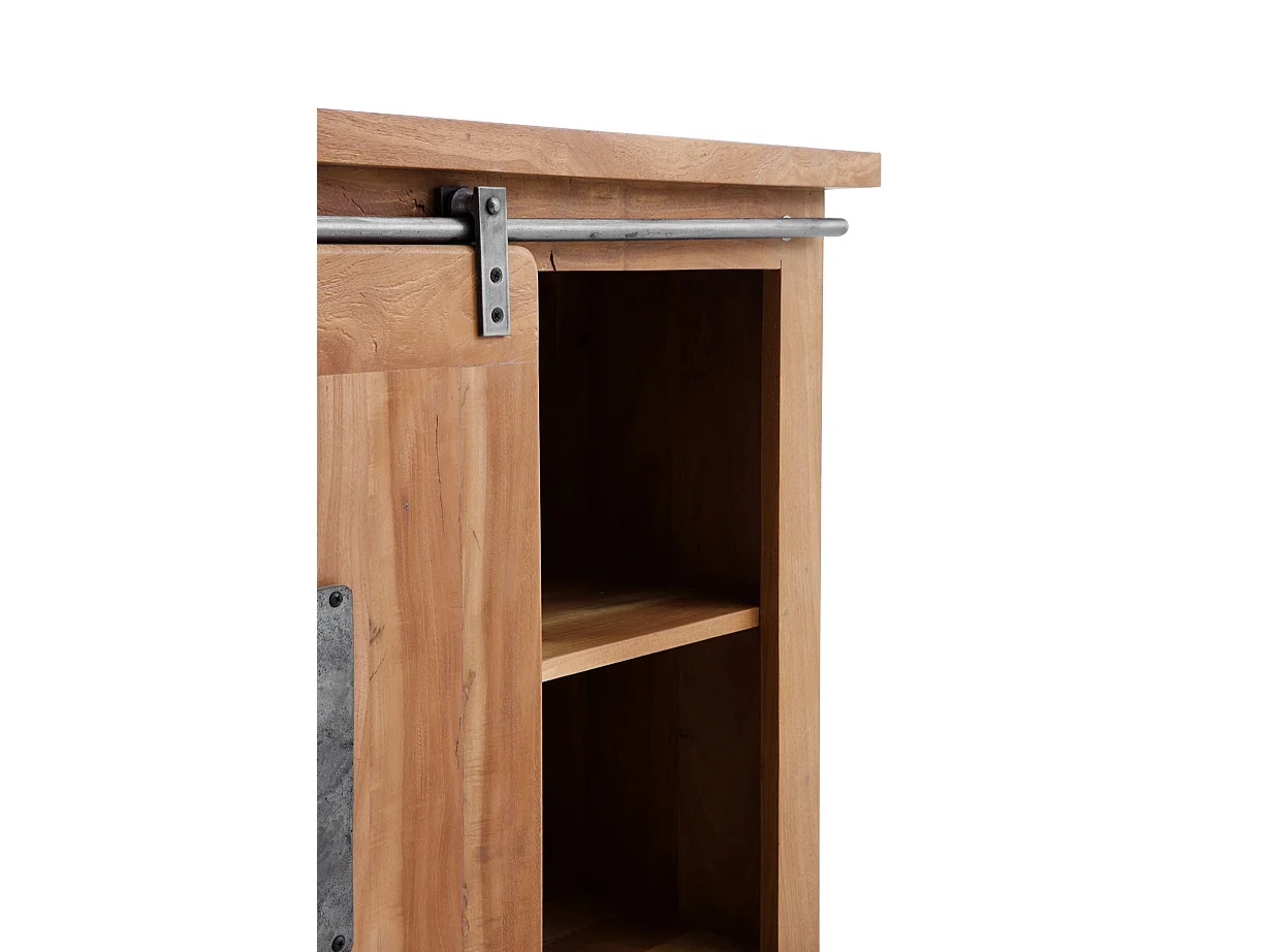 Buffet en bois massif d'acacia recyclé