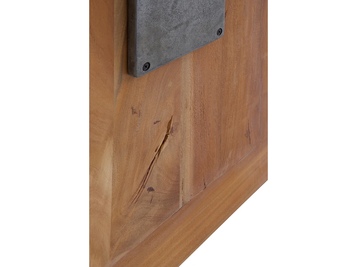 Buffet en bois massif d'acacia recyclé