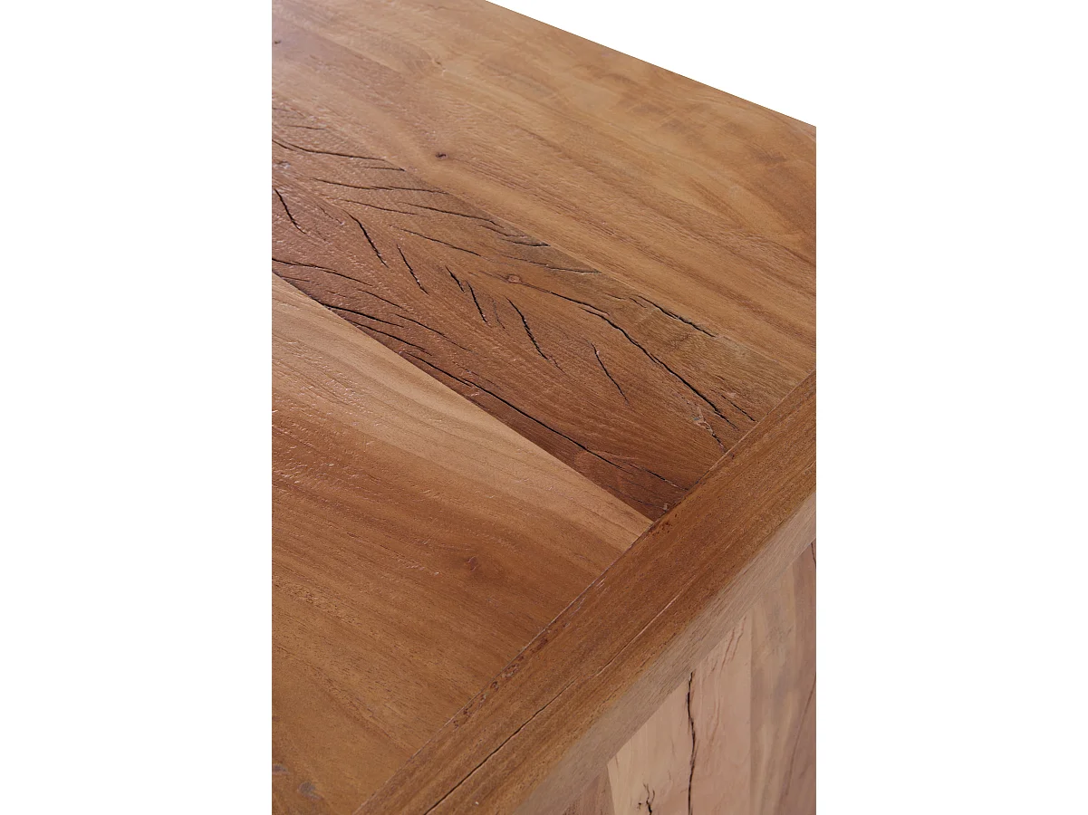 Buffet en bois massif d'acacia recyclé