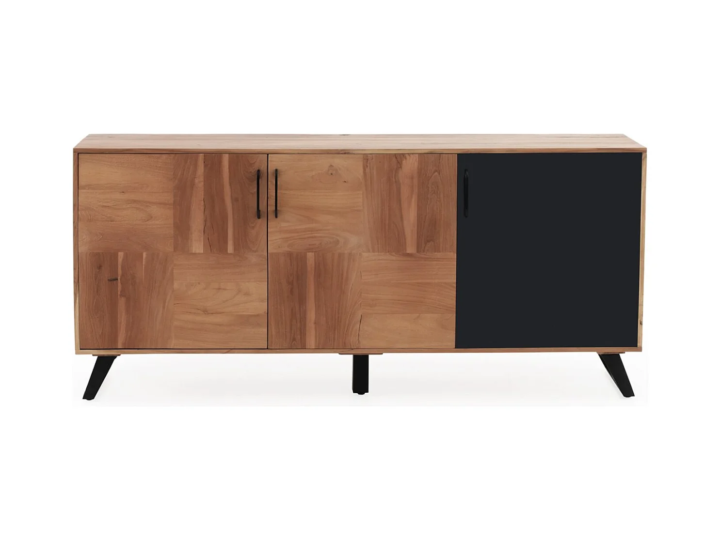 Aparador em madeira maciça de acácia reciclada