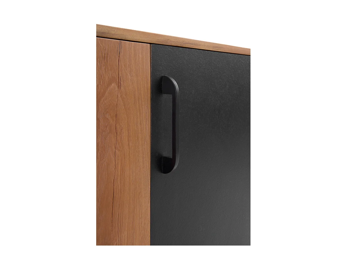 Aparador em madeira maciça de acácia reciclada