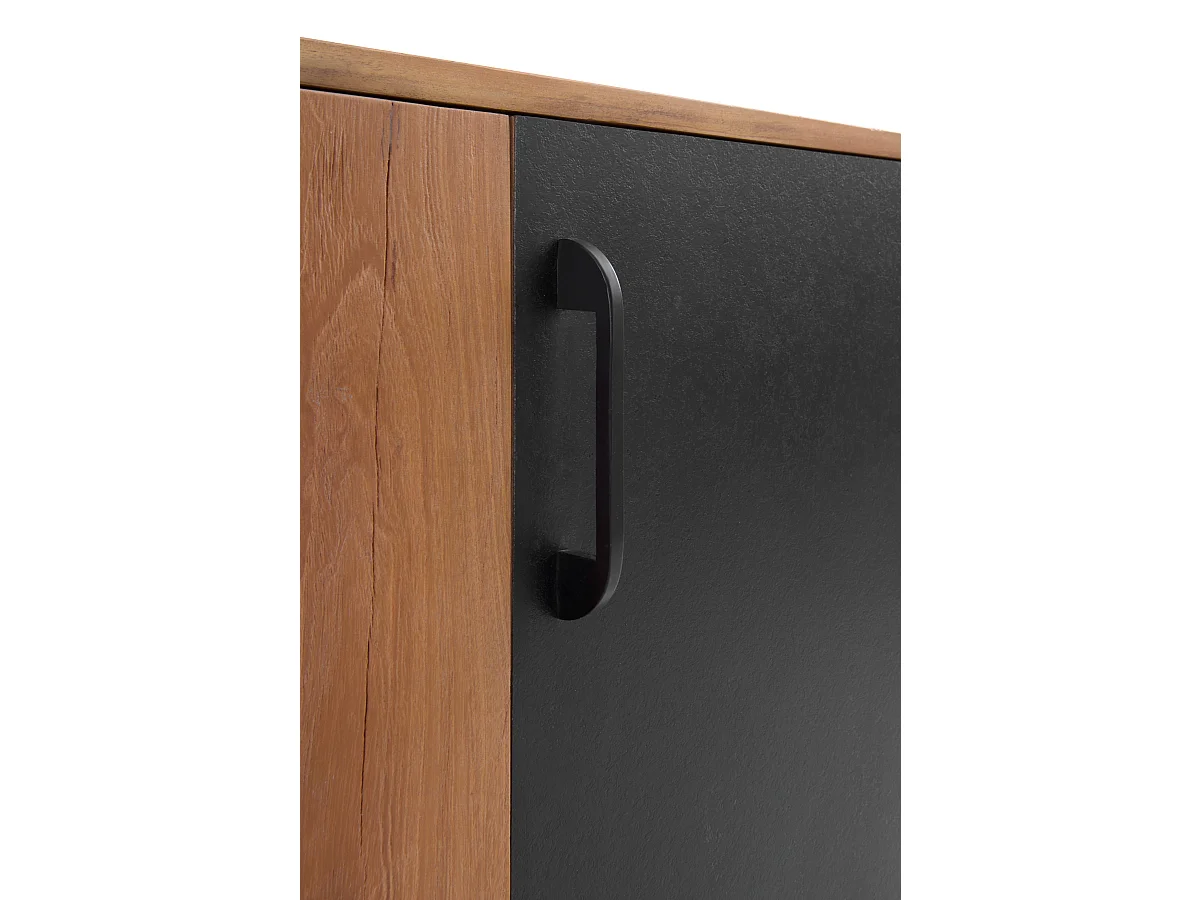 Buffet en bois massif d'acacia recyclé