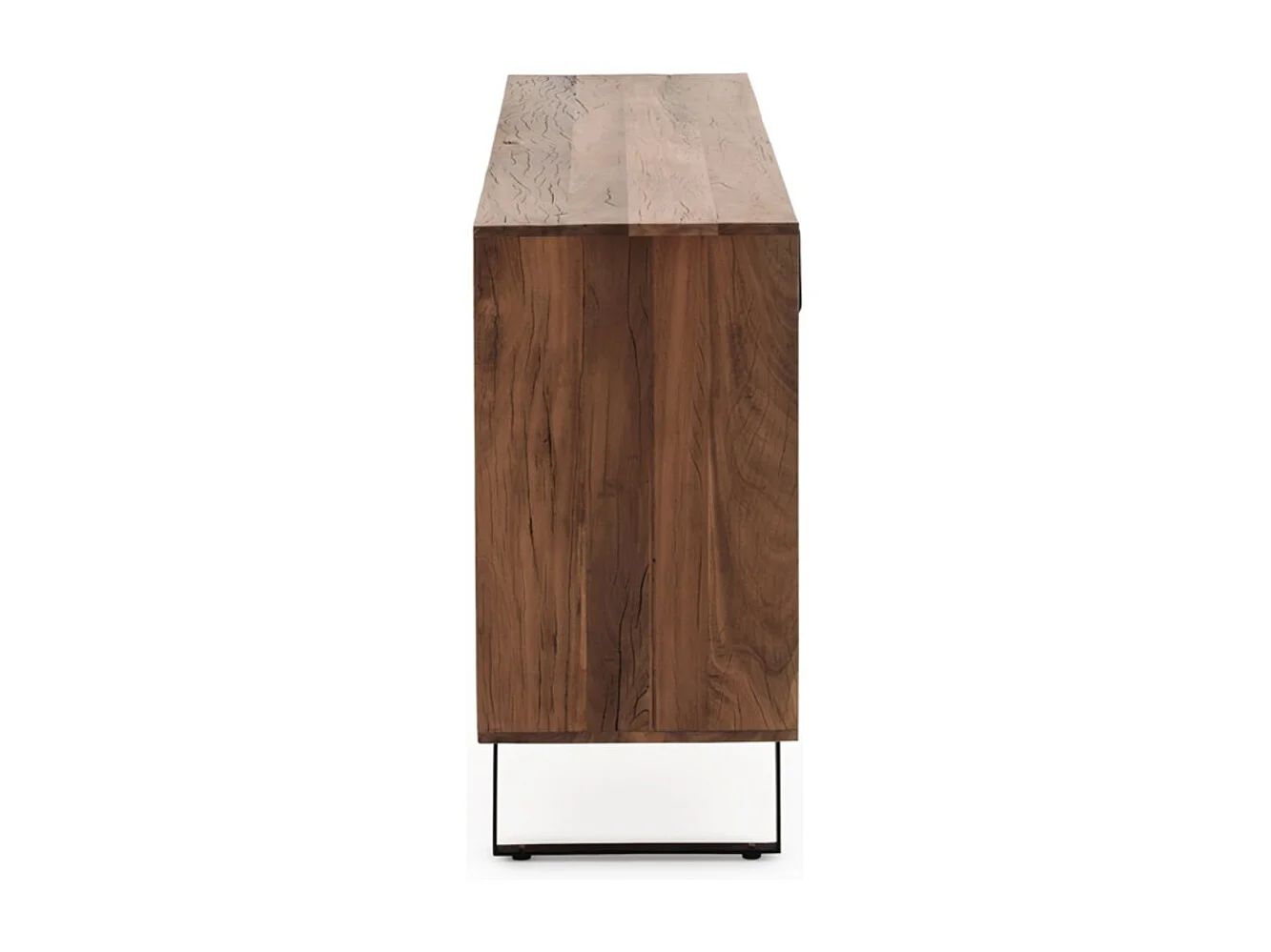 Buffet en bois massif d'acacia recyclé