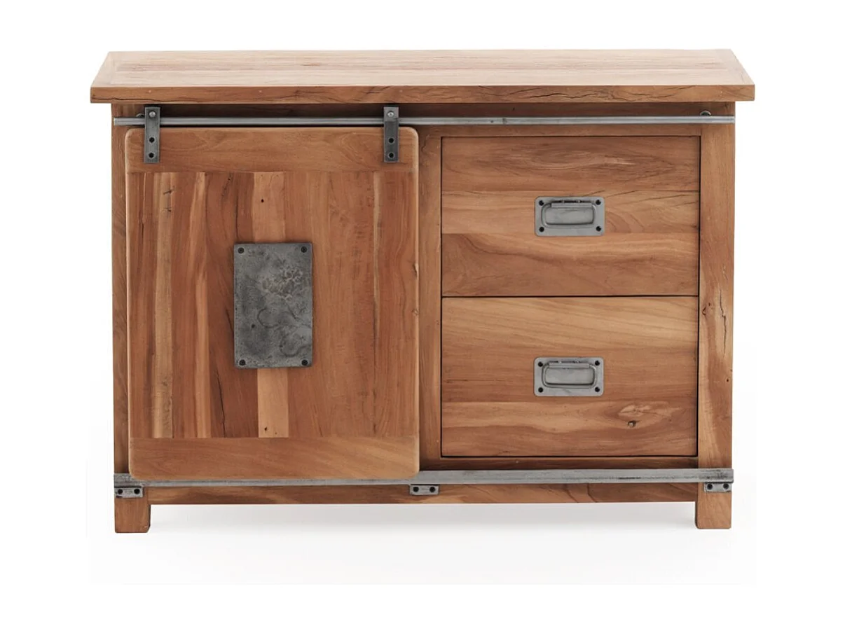 Kommode aus recyceltem massivem Akazienholz