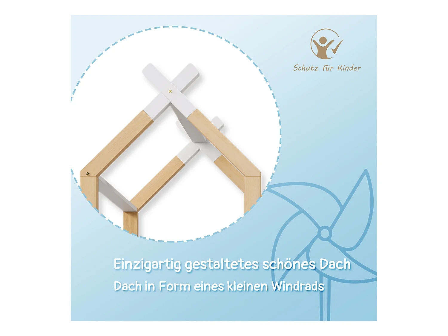 Kinderstapelbed - 2 x 90 x 200 cm - boomhut - opbergruimte in de trap - wit