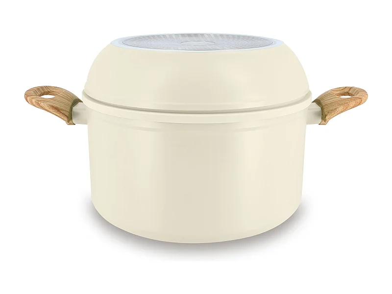 Menastyl - Set 8 Pieces Super Ball Colorama En Aluminium Recycle Creme