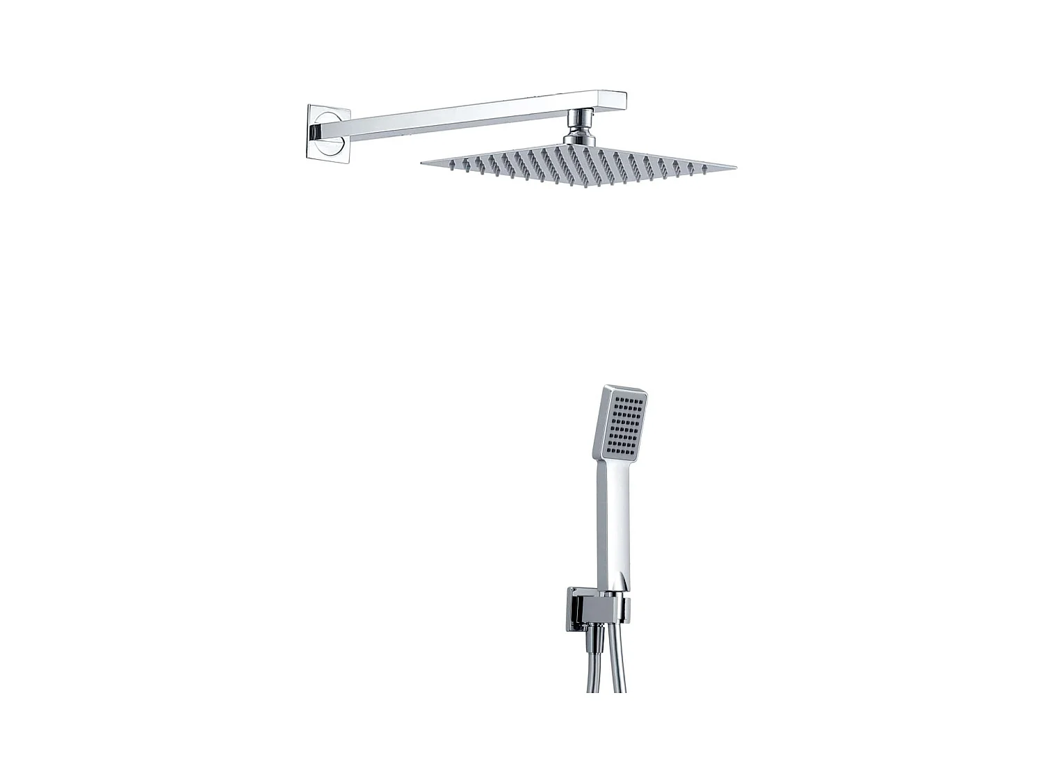Colonne de Douche Encastrée chromé anti-calcaire - Design Moderne et Économie d'eau - Kit Complet DUBLIN IMEX