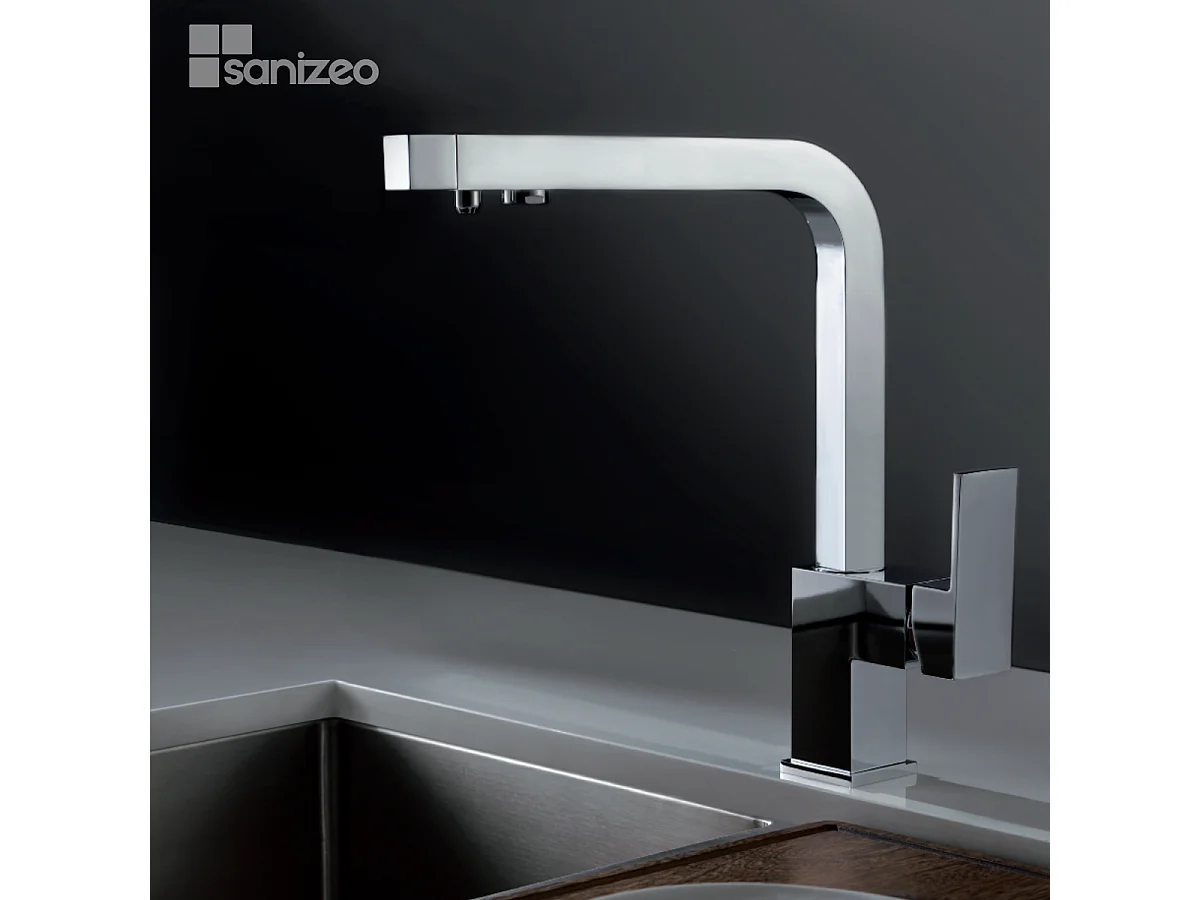 Mitigeur Évier Cuisine Osmoseur chromé - Design moderne – CAPRI IMEX