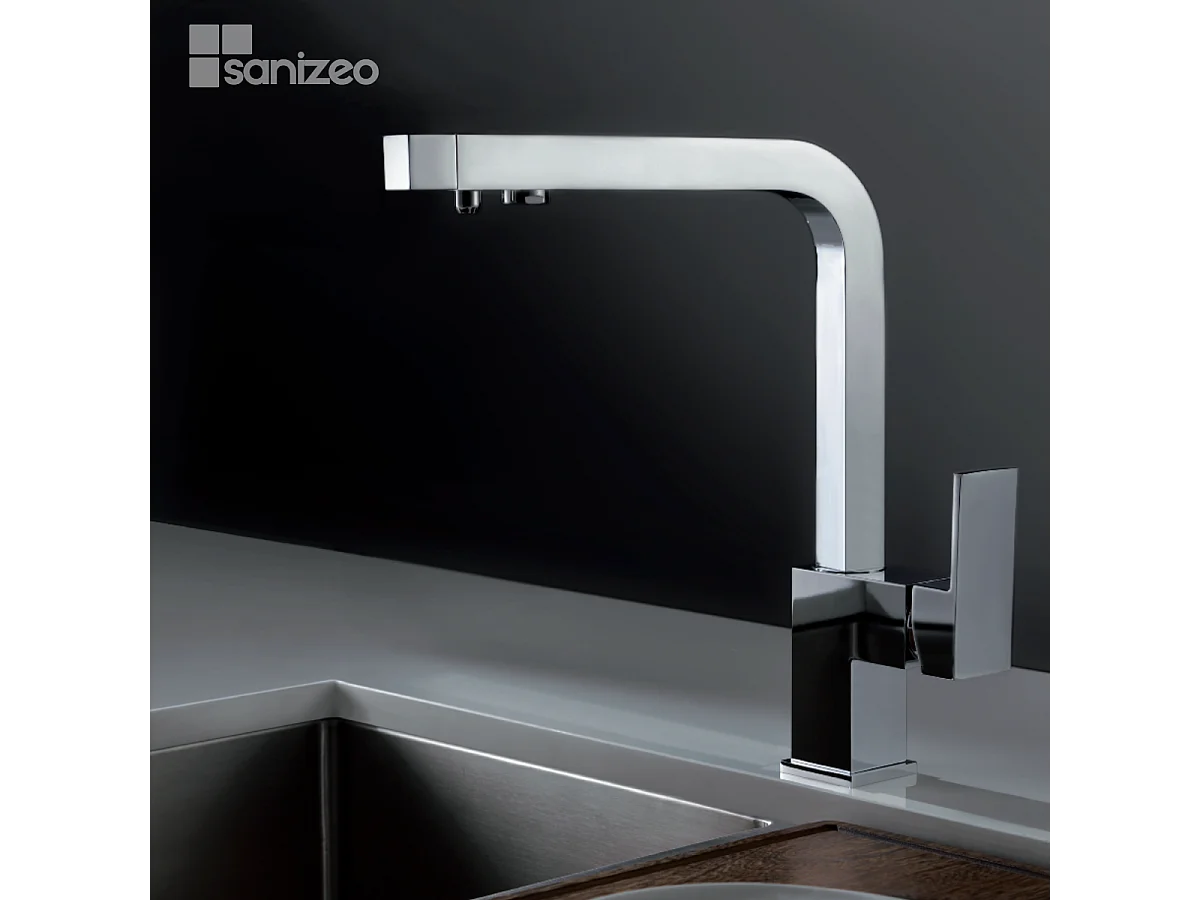 Mitigeur Évier Cuisine Osmoseur chromé - Design moderne – CAPRI IMEX