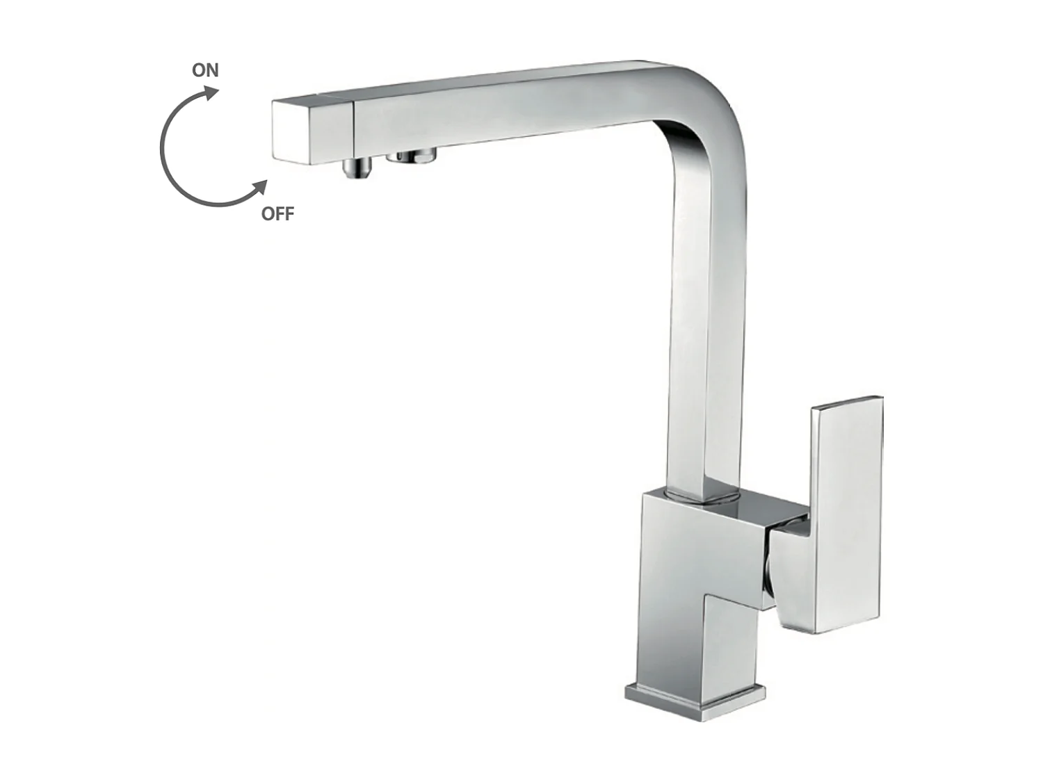 Mitigeur Évier Cuisine Osmoseur chromé - Design moderne – CAPRI IMEX