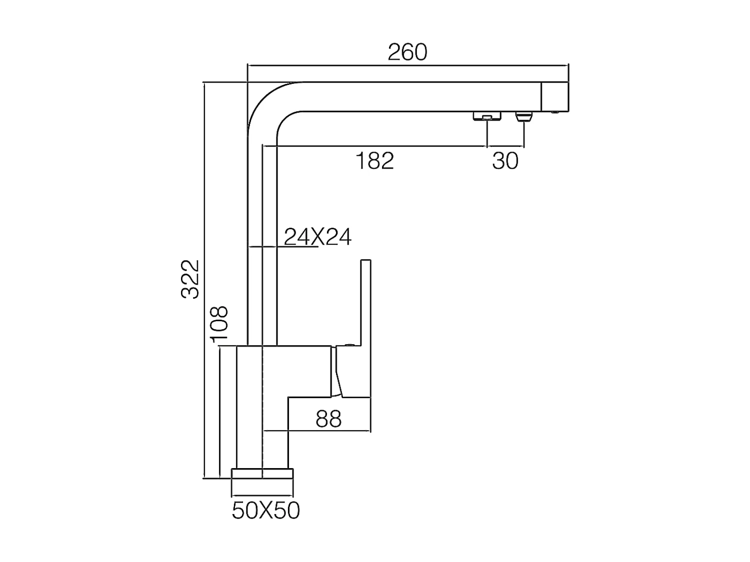 Mitigeur Évier Cuisine Osmoseur chromé - Design moderne – CAPRI IMEX