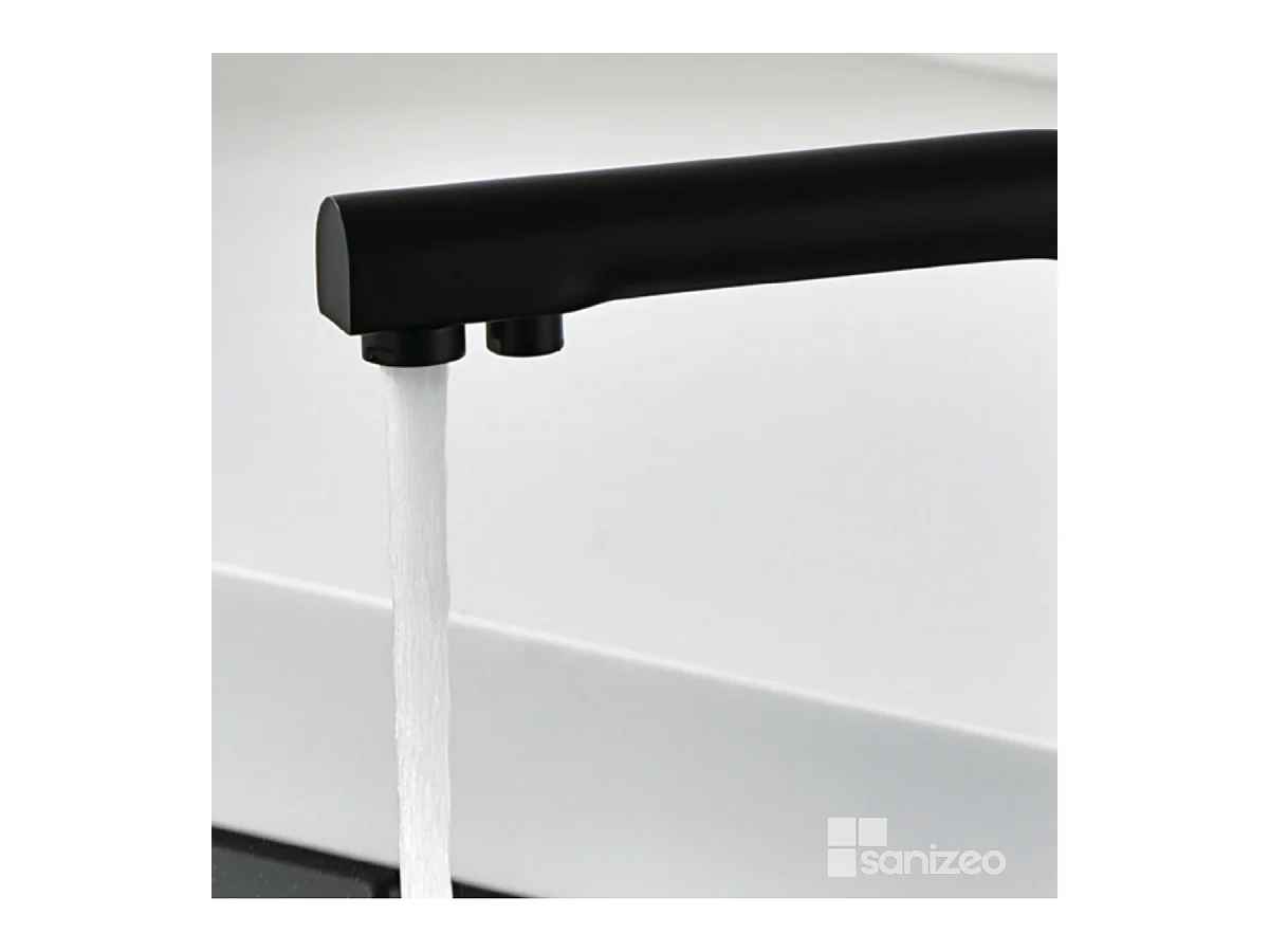 Mitigeur Évier Cuisine Osmoseur noir mat - Design moderne – MARSELA IMEX