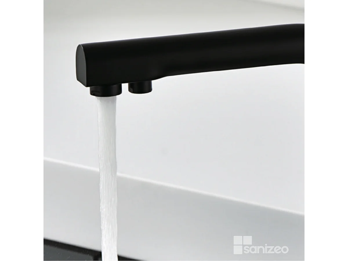 Mitigeur Évier Cuisine Osmoseur noir mat - Design moderne – MARSELA IMEX