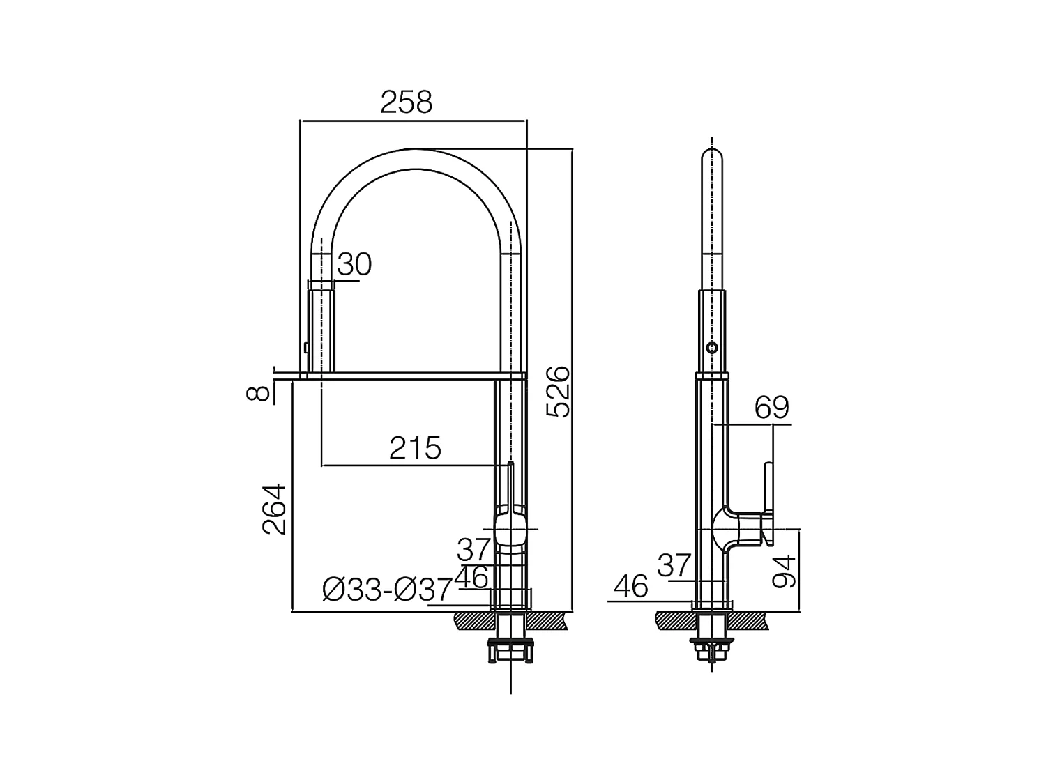 Mitigeur Évier Cuisine avec douchette extractible chromé - Design moderne – MENORCA IMEX