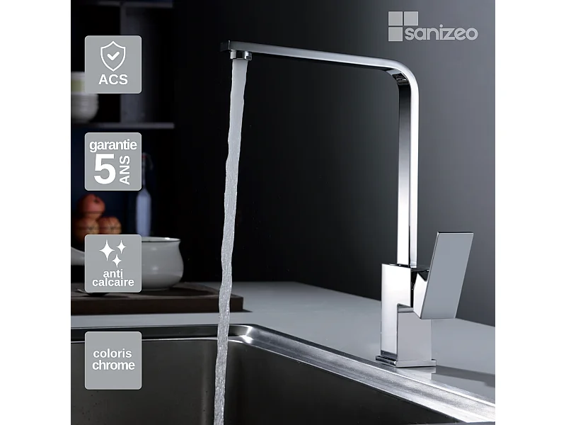 Mitigeur Évier Cuisine chromé - Design moderne – COX IMEX