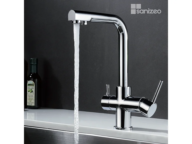 Mitigeur Évier Cuisine Osmoseur chromé - Design moderne – MARSELA IMEX