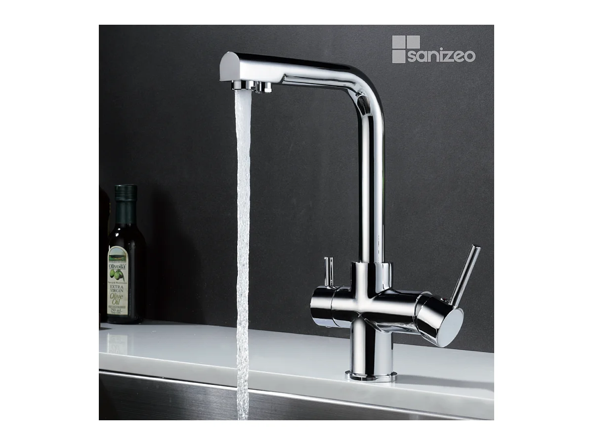 Mitigeur Évier Cuisine Osmoseur chromé - Design moderne – MARSELA IMEX