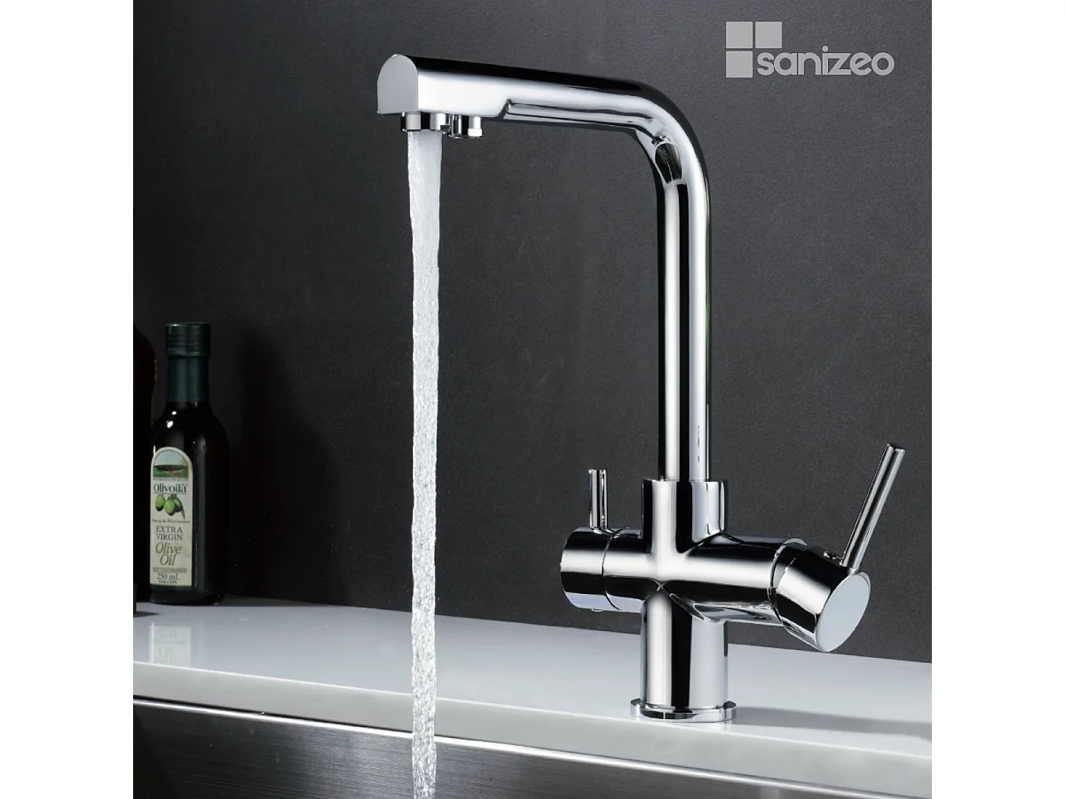 Mitigeur Évier Cuisine Osmoseur chromé - Design moderne – MARSELA IMEX