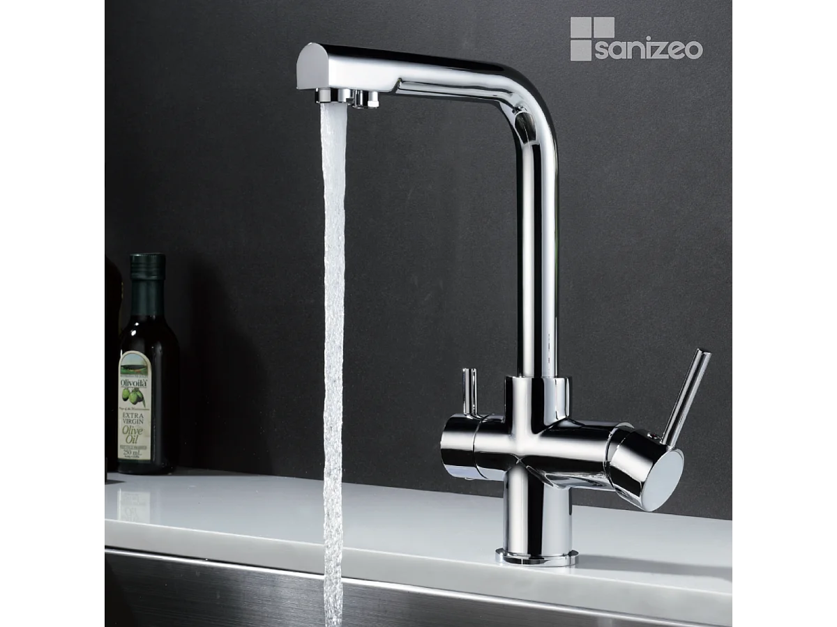 Mitigeur Évier Cuisine Osmoseur chromé - Design moderne – MARSELA IMEX