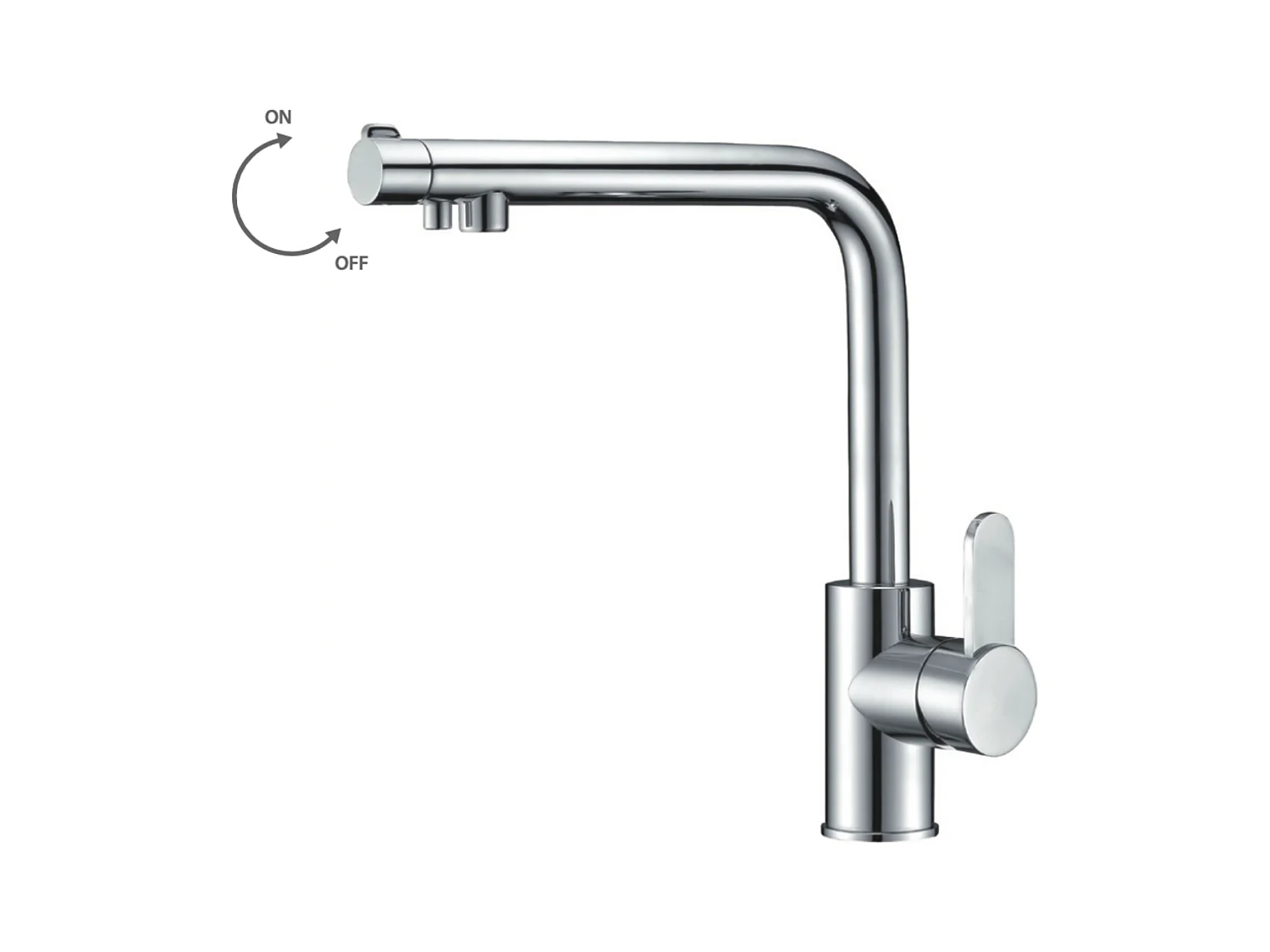 Mitigeur Évier Cuisine Osmoseur chromé - Design moderne – MONTECARLO IMEX