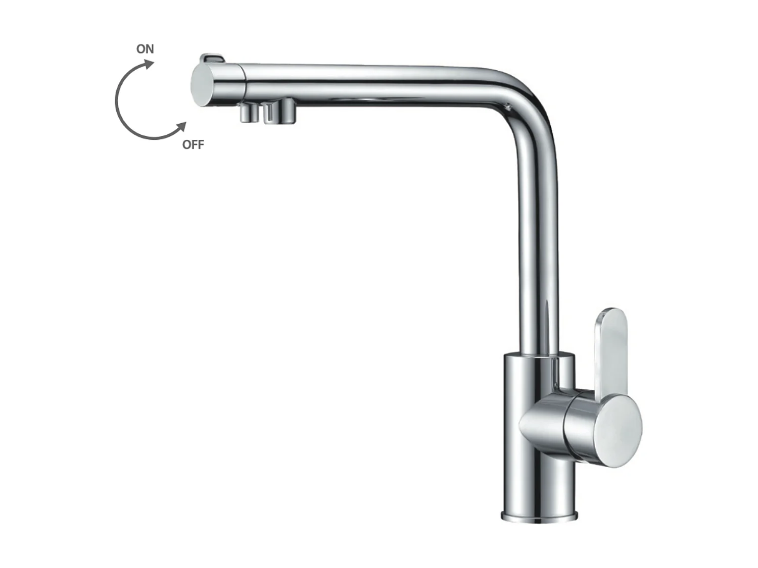 Mitigeur Évier Cuisine Osmoseur chromé - Design moderne – MONTECARLO IMEX