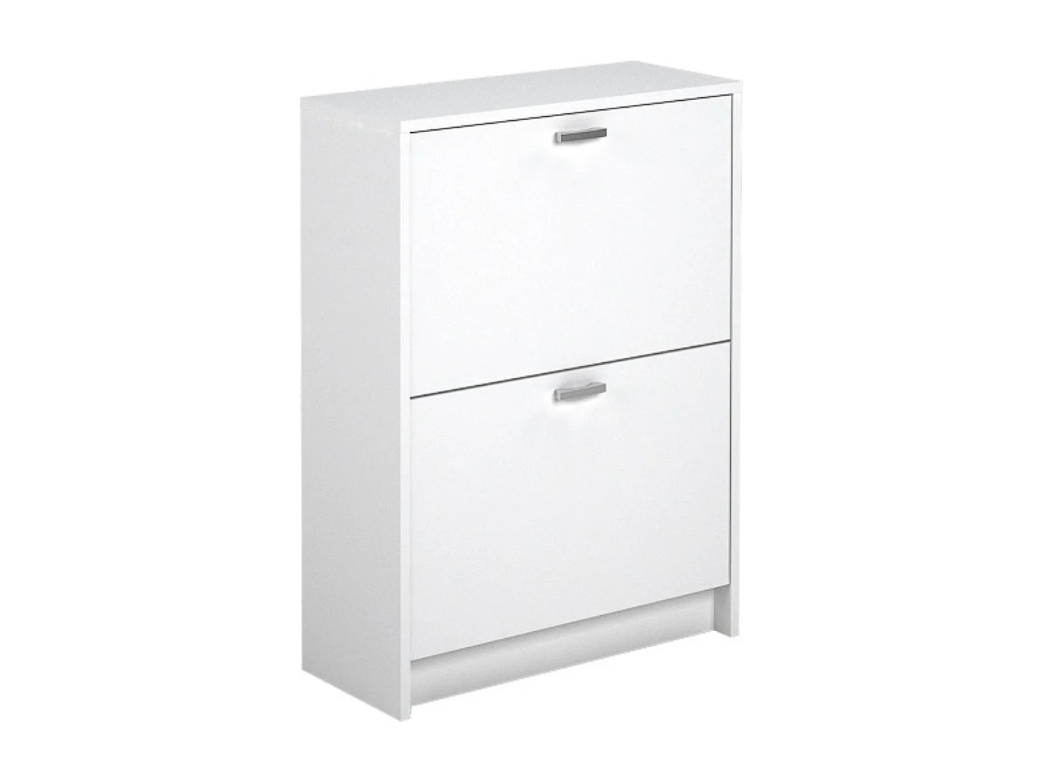 Zapatero Recibidor Blanco – Mueble Auxiliar Estrecho con 2 Puertas | Capacidad 12 Pares | 81,6 x 60 x 25 cm