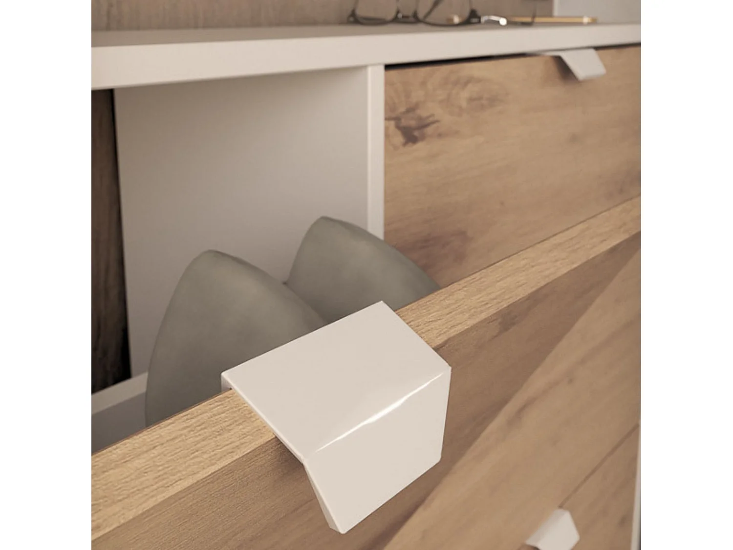 Mueble Zapatero - Almacenamiento Elegante y Práctico | 97,4 x 116,8 x 20 cm (alto x ancho x fondo)