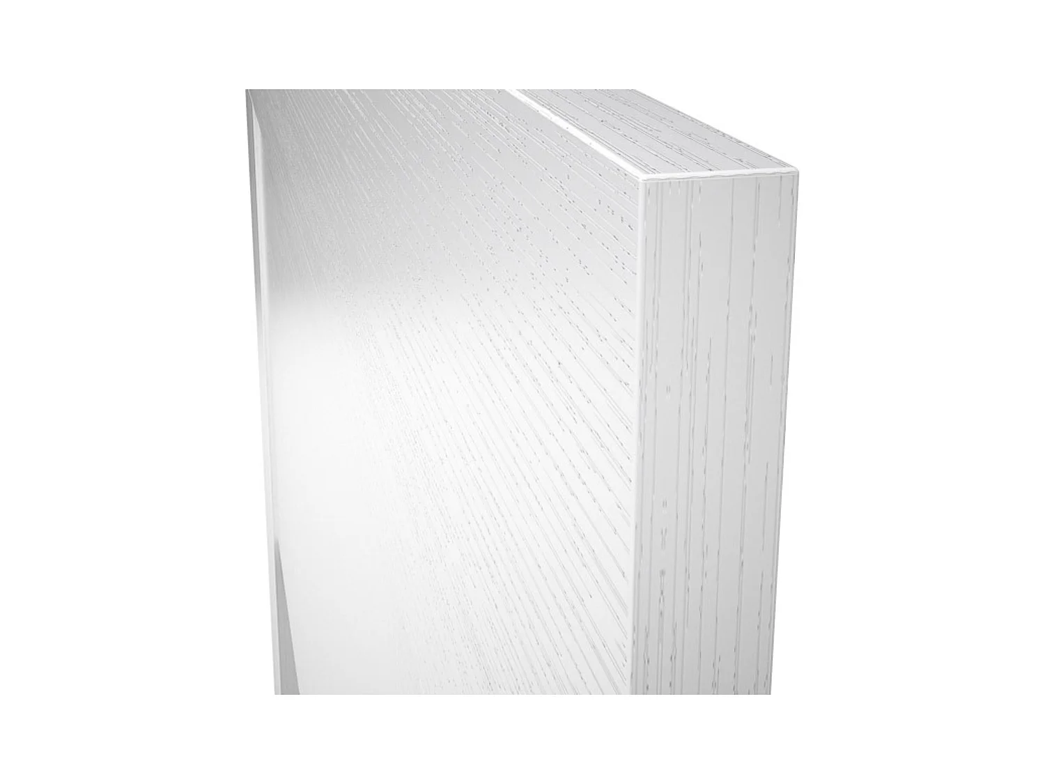 Cabezal para Cama de Matrimonio con patas, Color Blanco, Medidas: 160 cm (Ancho) x 130 cm (Alto) x 2,5 cm (Fondo)