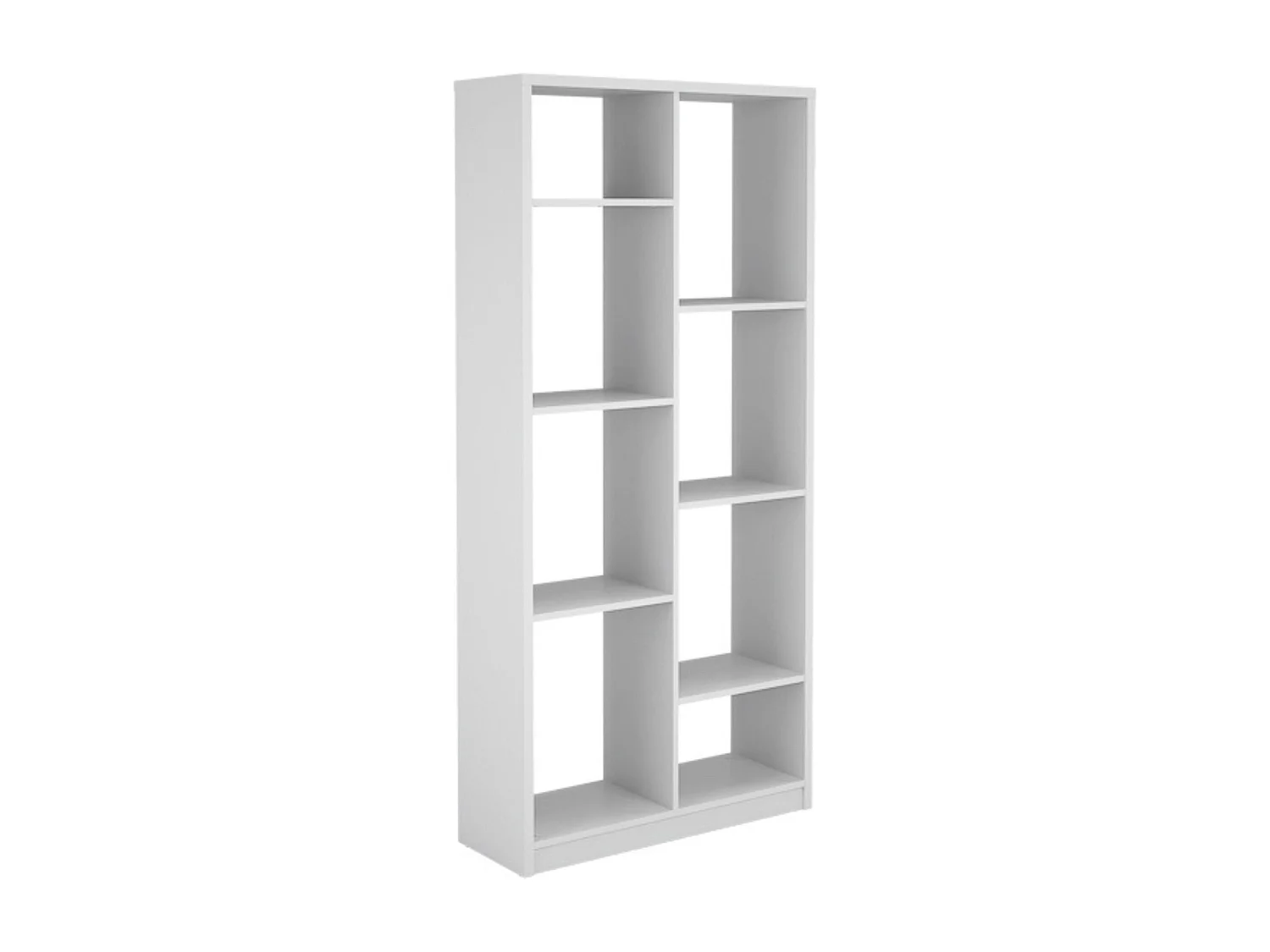 Estantería Alta Salón, Librería, Color Blanco, Medidas: 180 cm (Alto) x 85 cm (Ancho) x 28,5 cm (Fondo