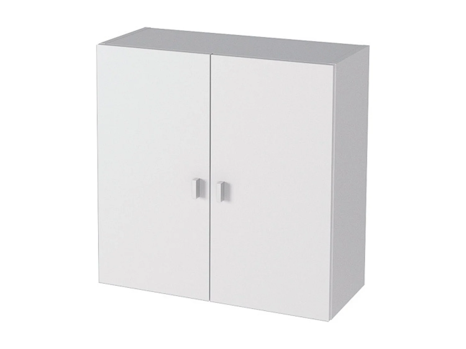 Mueble Alto de Cocina para Colgar con 2 Puertas – Color Blanco – 60 x 60 x 26,5 cm (alto x ancho x fondo)