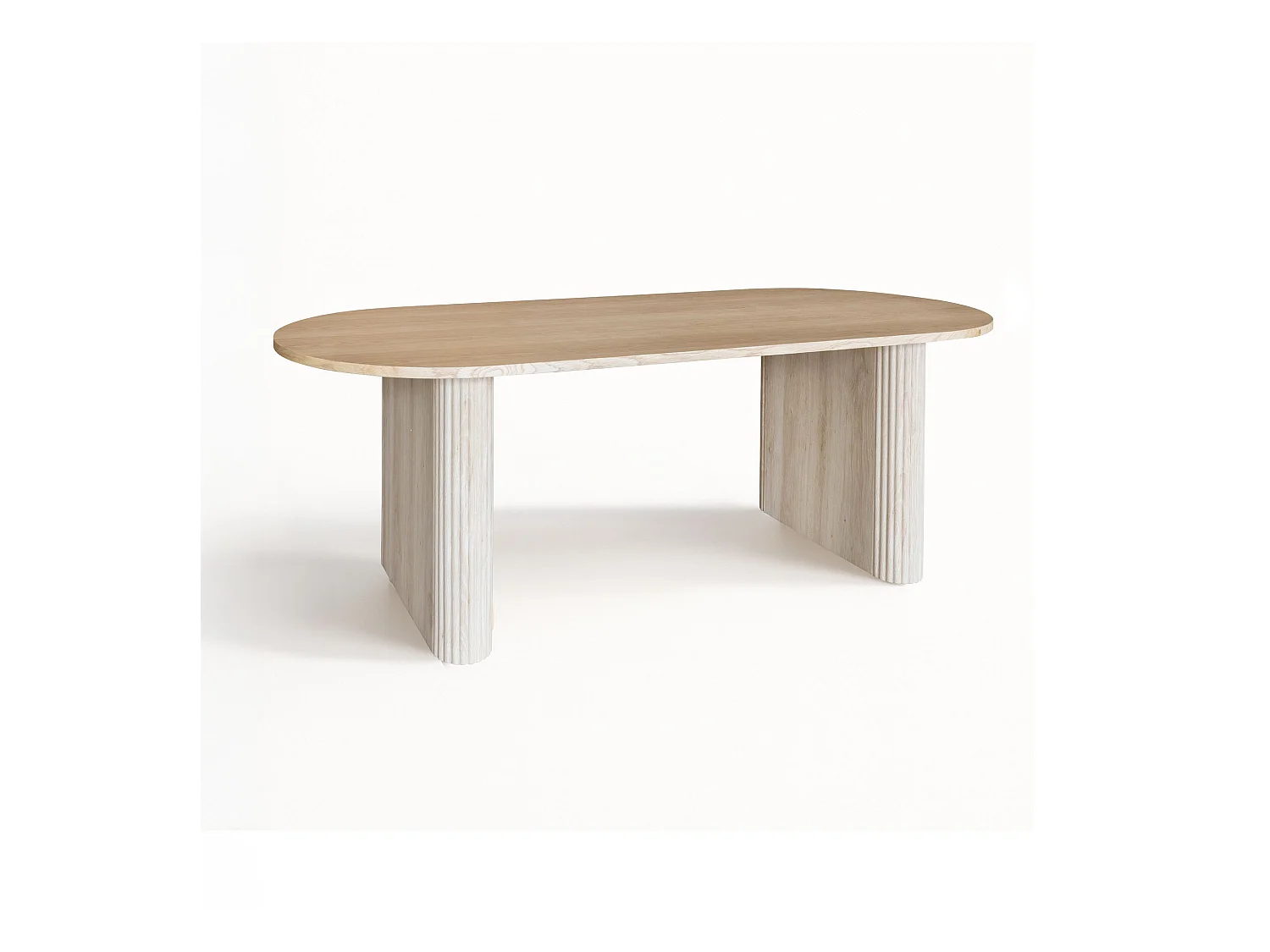 Now's Home - Table En Bois De Chene 220cm