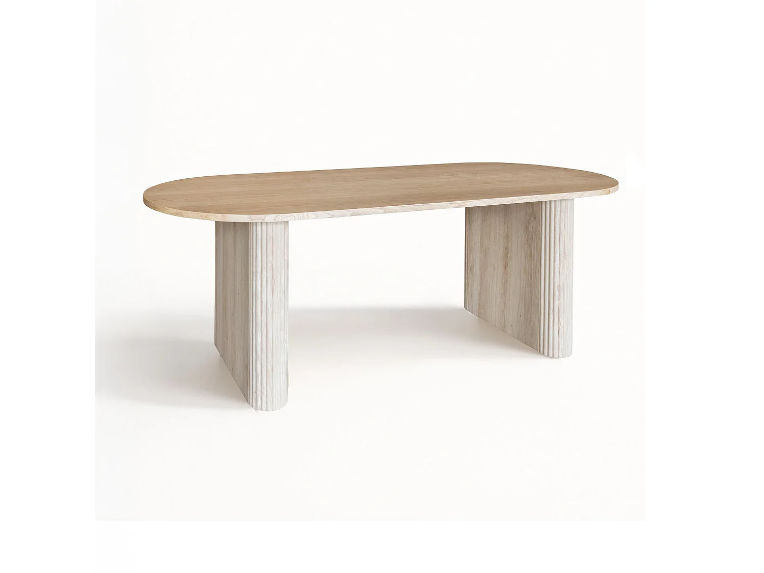 Now's Home - Table En Bois De Chene 220cm