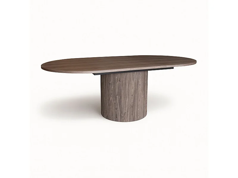 Now's Home - Table Extensible En Bois De Noyer 180-220cm